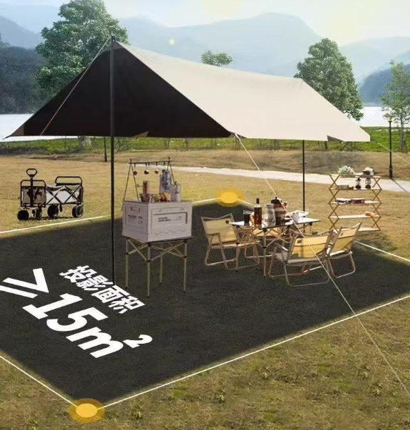 【天幕推荐！】全遮光防晒冷态黑胶！隔绝紫外线！防雨！好安装！